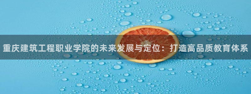 乐发lv平台真实吗：重庆建筑工程职业学院的未来发展与定位：打造高品质教育体系