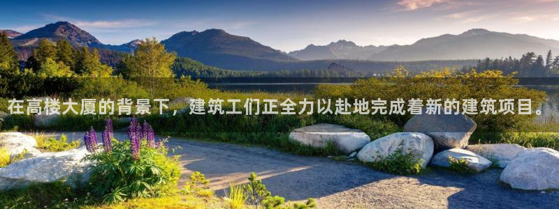 乐发彩票平台wx17 com：在高楼大厦的背景下，建筑工们正全力以赴地完成着新的建筑项目。